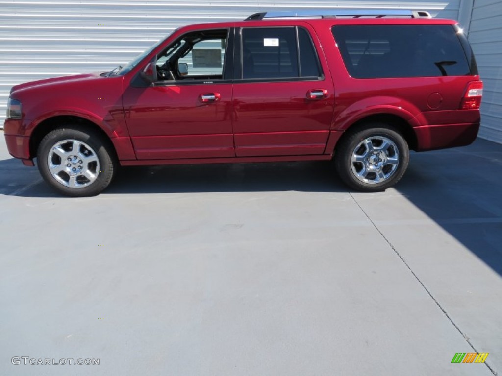 2014 Expedition EL Limited - Ruby Red / Charcoal Black photo #6