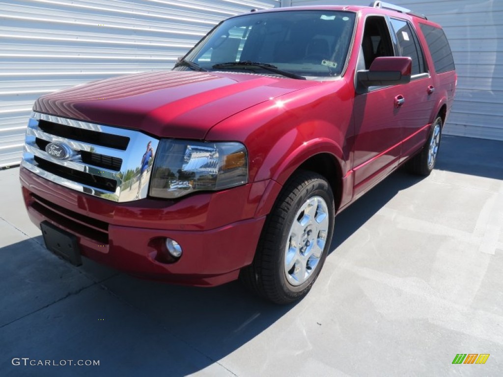 2014 Expedition EL Limited - Ruby Red / Charcoal Black photo #7
