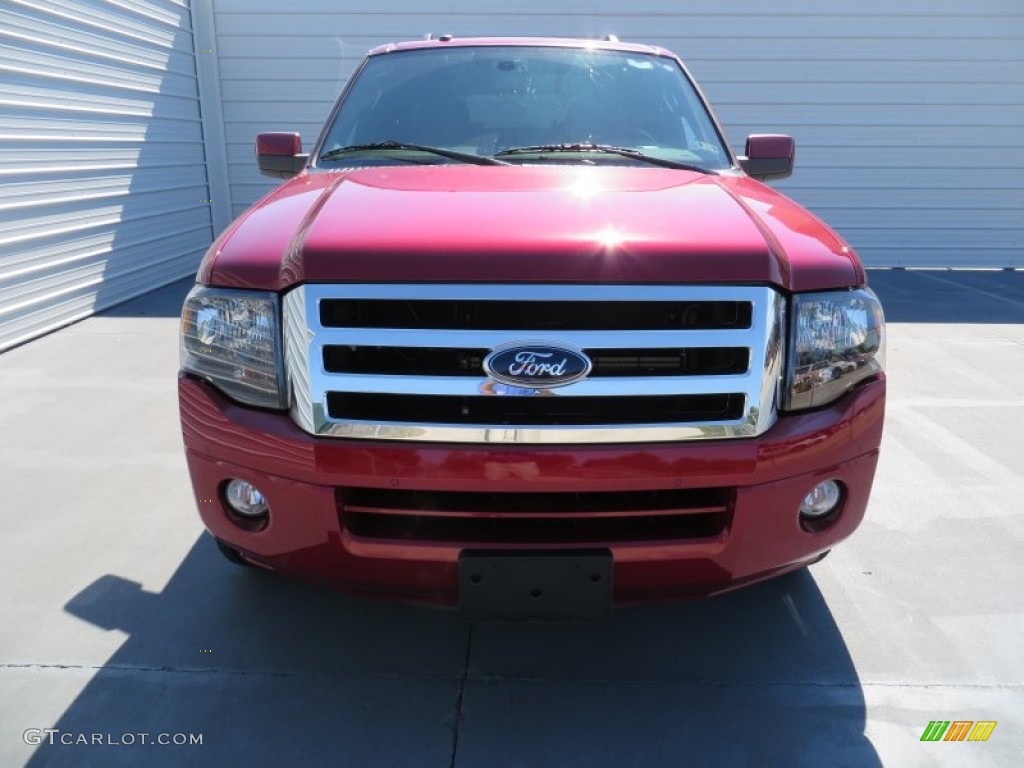 2014 Expedition EL Limited - Ruby Red / Charcoal Black photo #8