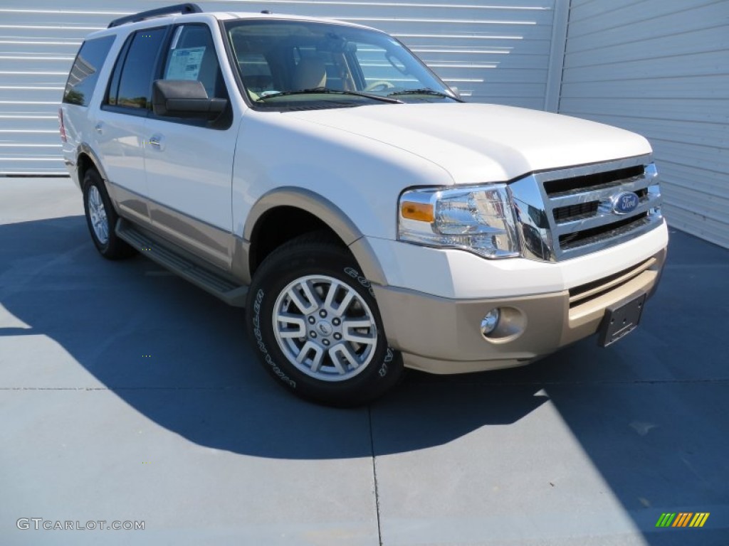 2014 Expedition XLT - White Platinum / Camel photo #1