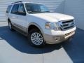 2014 White Platinum Ford Expedition XLT  photo #2