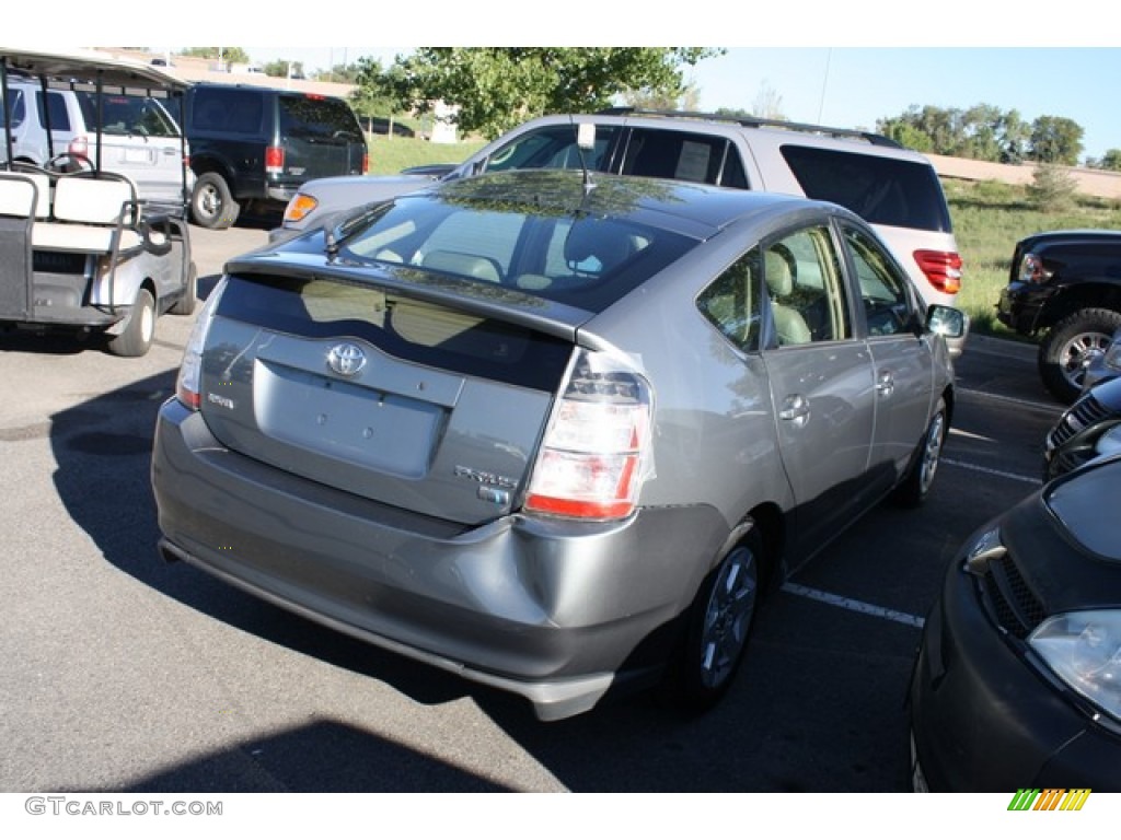 2005 Prius Hybrid - Tideland Gray Green Pearl / Gray/Burgundy photo #2