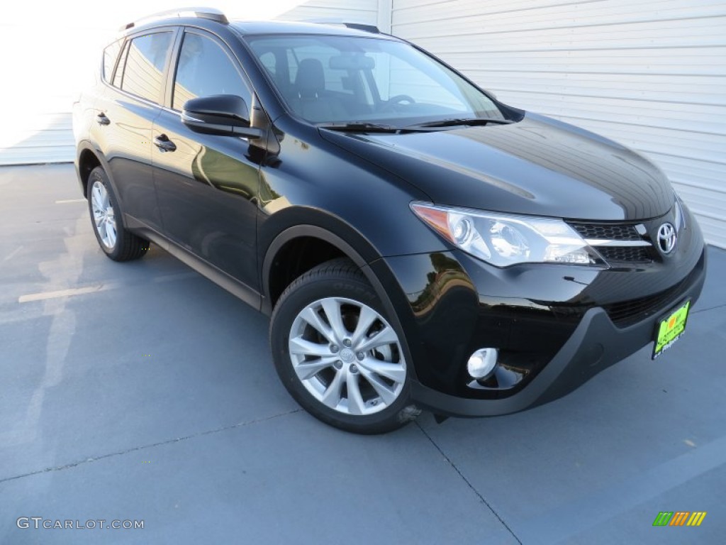 2013 RAV4 Limited - Black / Black photo #1