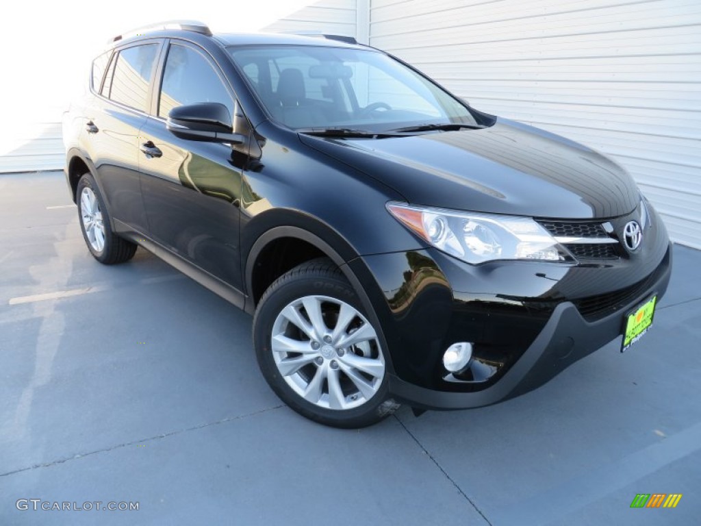 2013 RAV4 Limited - Black / Black photo #2
