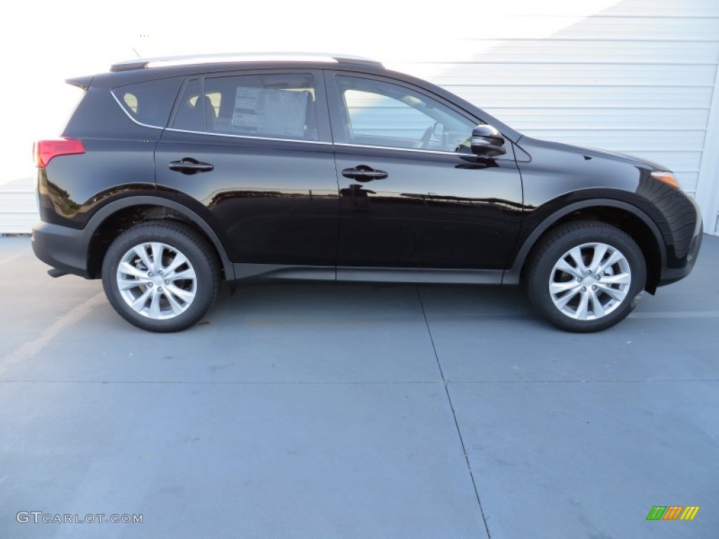 2013 RAV4 Limited - Black / Black photo #3