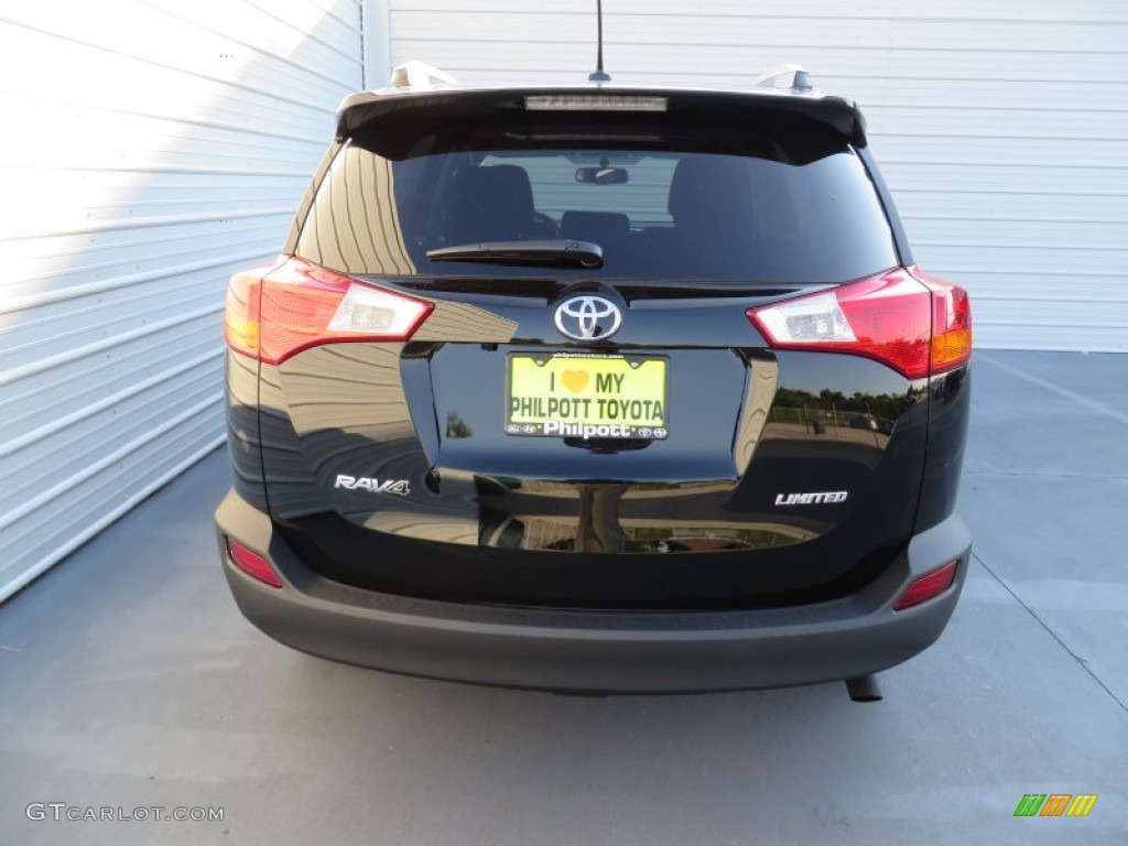 2013 RAV4 Limited - Black / Black photo #5
