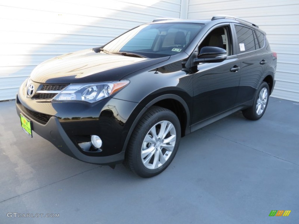 2013 RAV4 Limited - Black / Black photo #7
