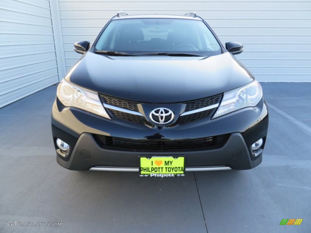 2013 RAV4 Limited - Black / Black photo #8