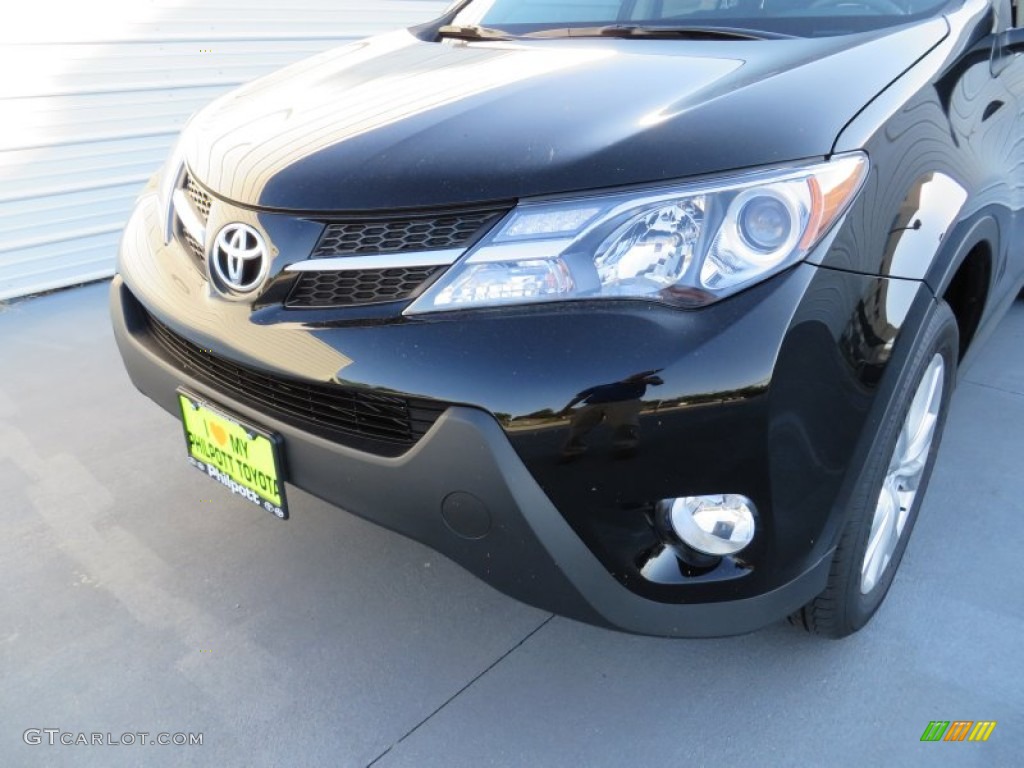 2013 RAV4 Limited - Black / Black photo #10