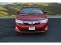 2014 Barcelona Red Metallic Toyota Camry Hybrid XLE  photo #2