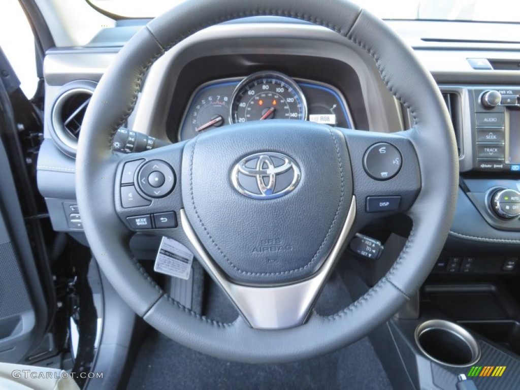 2013 RAV4 Limited - Black / Black photo #32