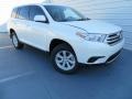 2013 Blizzard White Pearl Toyota Highlander   photo #2