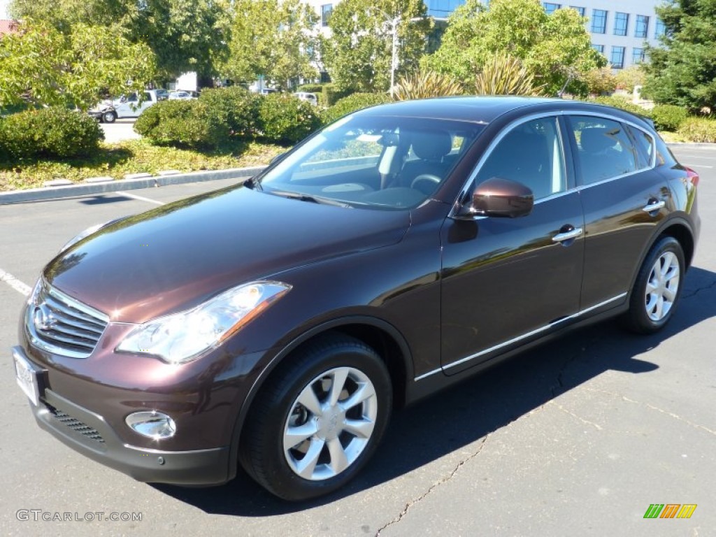 Dark Current Red 2010 Infiniti EX 35 Journey AWD Exterior Photo #86199455