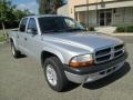 2004 Bright Silver Metallic Dodge Dakota Sport Quad Cab  photo #12