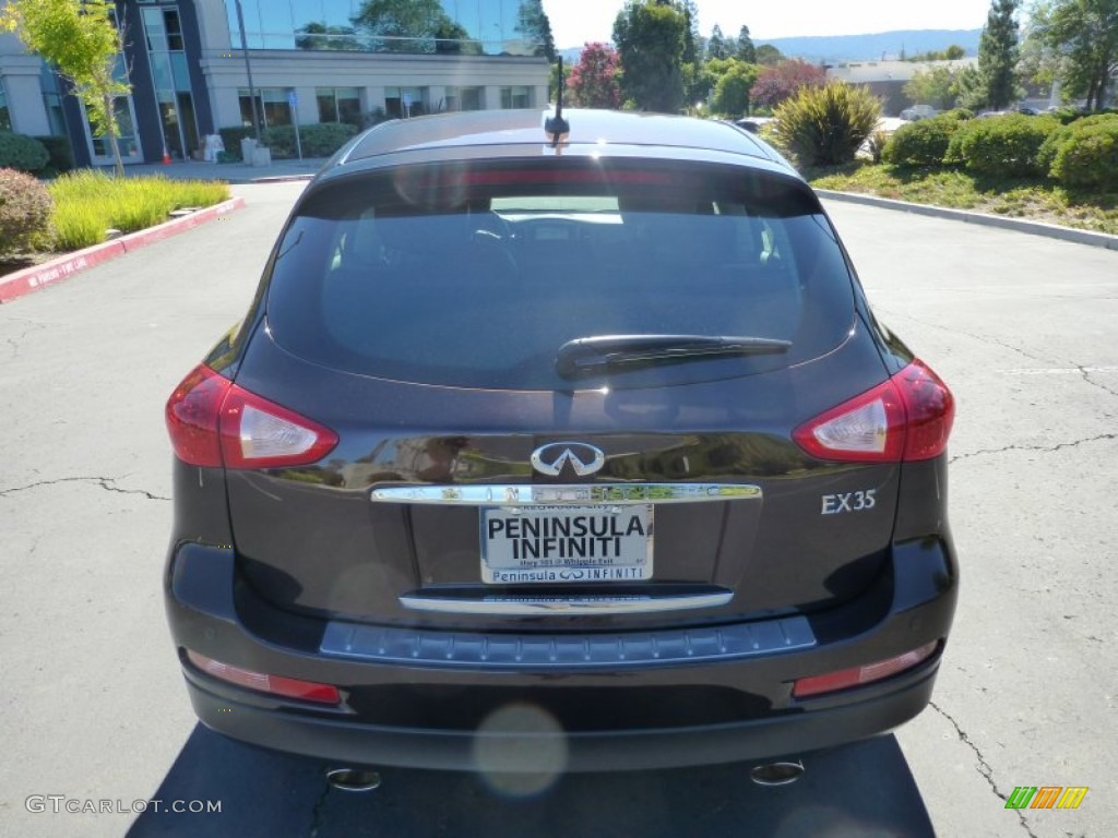 2010 EX 35 Journey AWD - Dark Current Red / Chestnut photo #5