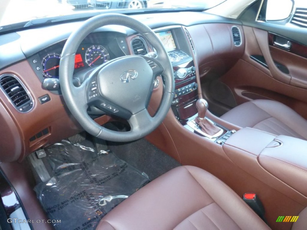 Chestnut Interior 2010 Infiniti EX 35 Journey AWD Photo #86199593
