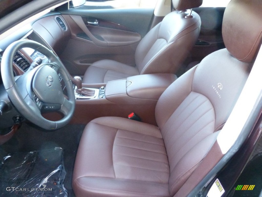 Chestnut Interior 2010 Infiniti EX 35 Journey AWD Photo #86199611