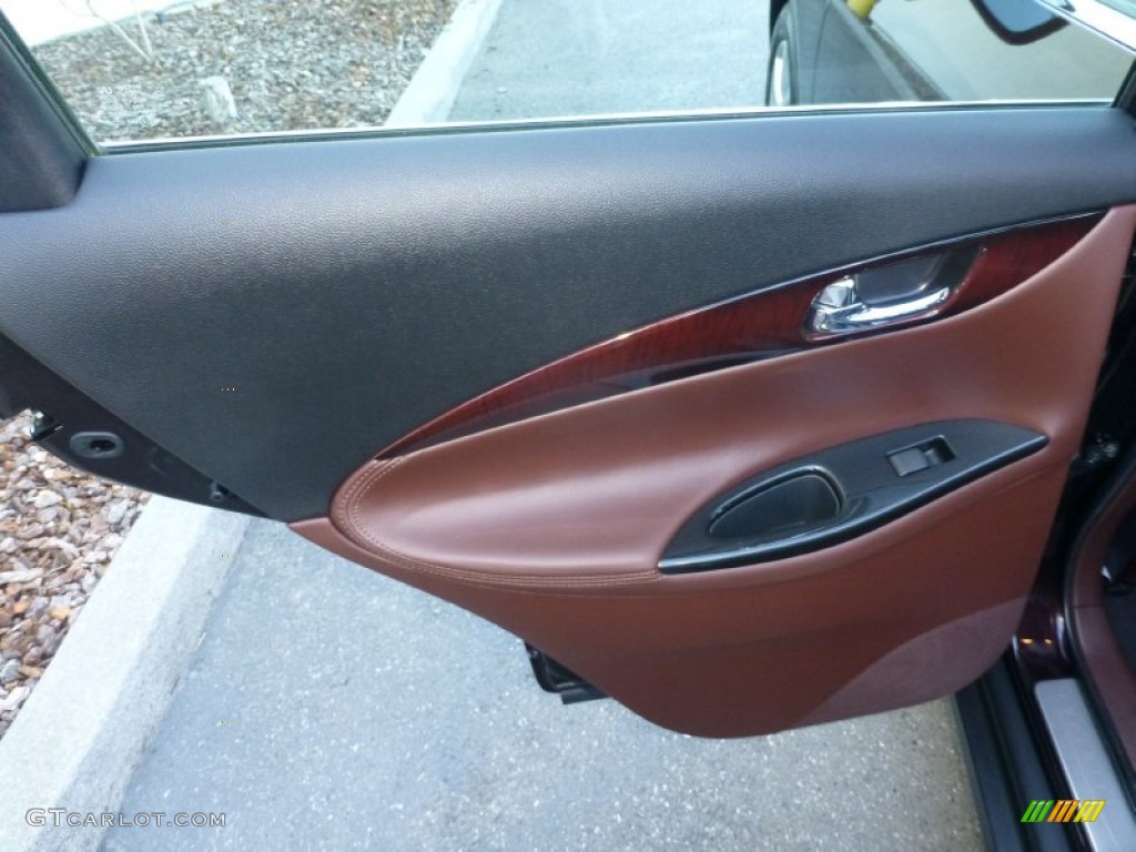 2010 Infiniti EX 35 Journey AWD Chestnut Door Panel Photo #86199632