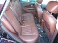 2010 Infiniti EX Chestnut Interior Rear Seat Photo
