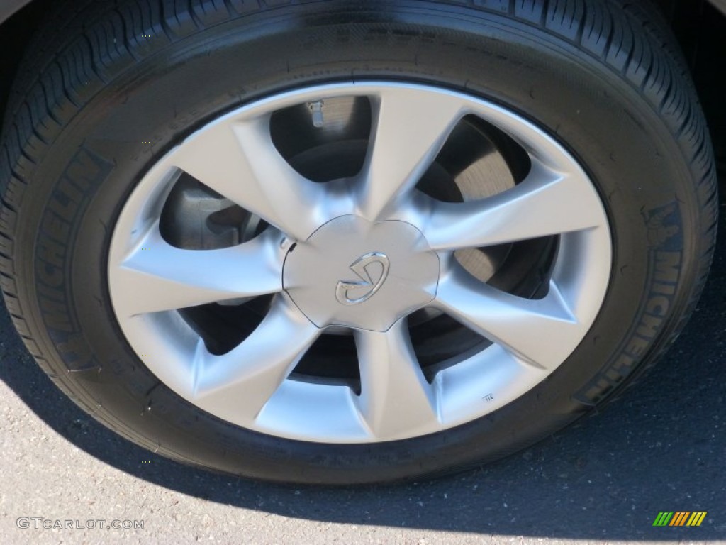 2010 EX 35 Journey AWD - Dark Current Red / Chestnut photo #49