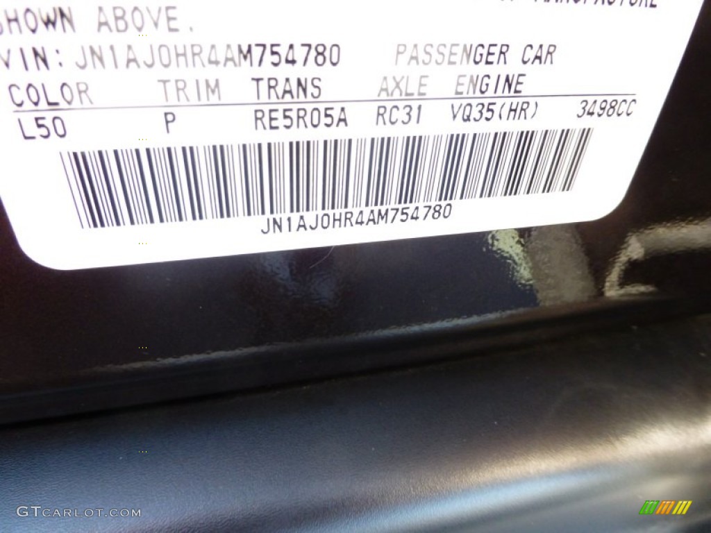 2010 EX 35 Journey AWD - Dark Current Red / Chestnut photo #51