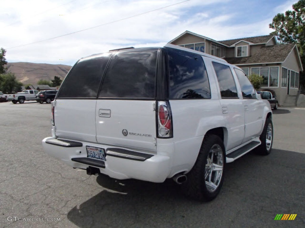 2000 Escalade 4WD - Aspen White / Neutral Shale photo #2
