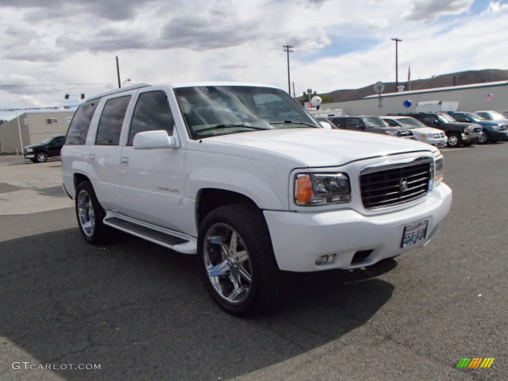 2000 Escalade 4WD - Aspen White / Neutral Shale photo #4