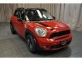 2013 Blazing Red Mini Cooper S Countryman  photo #4