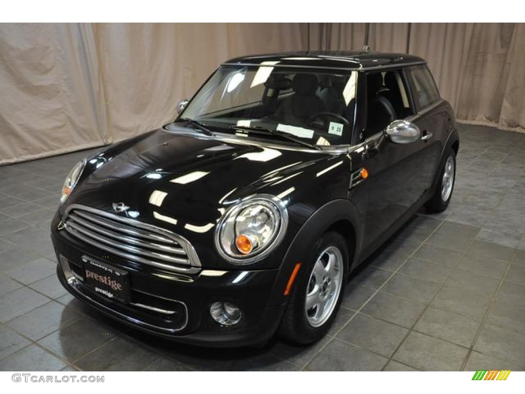 2011 Cooper Hardtop - Midnight Black Metallic / Carbon Black photo #1