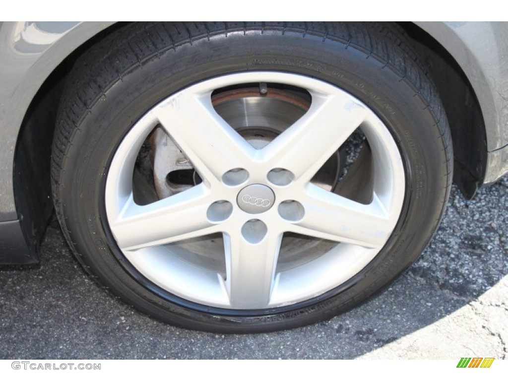 2005 A4 1.8T quattro Sedan - Dolphin Grey Metallic / Platinum photo #16