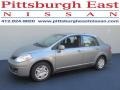 Magnetic Gray Metallic 2010 Nissan Versa 1.8 S Sedan