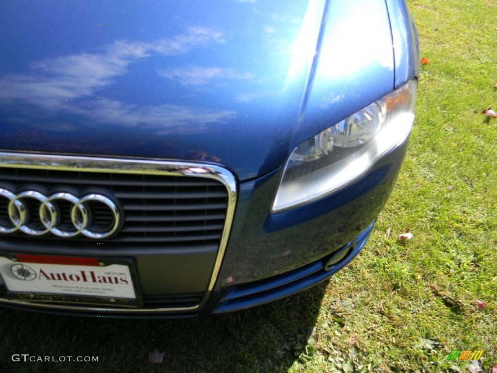 2007 A4 2.0T quattro Sedan - Ocean Blue Pearl Effect / Platinum photo #22