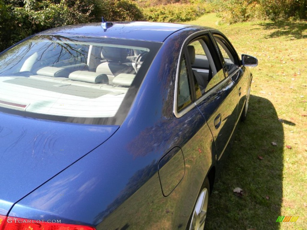 2007 A4 2.0T quattro Sedan - Ocean Blue Pearl Effect / Platinum photo #26