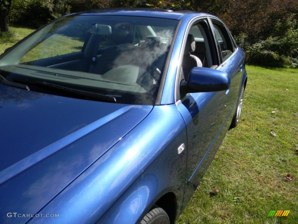 2007 A4 2.0T quattro Sedan - Ocean Blue Pearl Effect / Platinum photo #28
