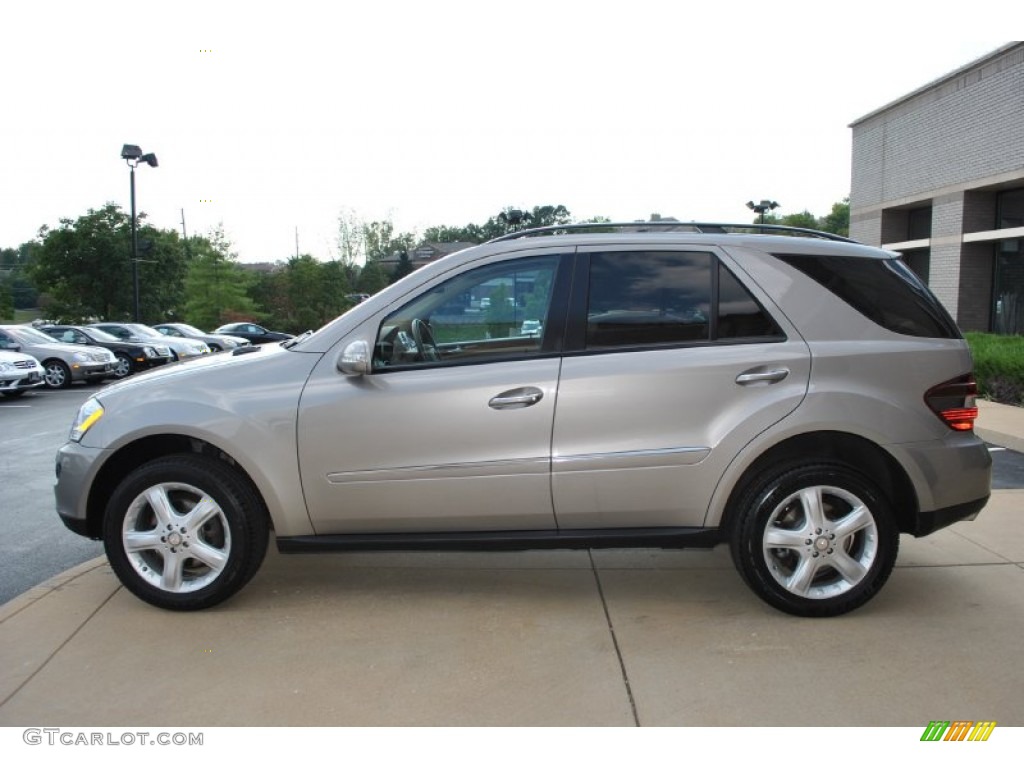 2008 ML 320 CDI 4Matic - Pewter Metallic / Macadamia photo #14