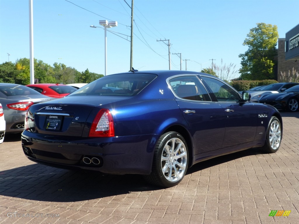 2011 Quattroporte S - Blu Oceano (Blue Metallic) / Cuoio photo #6