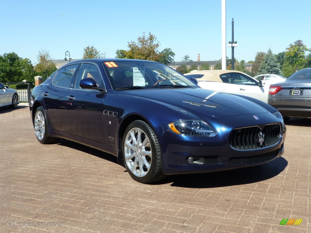 Blu Oceano (Blue Metallic) 2011 Maserati Quattroporte S Exterior Photo #86204915