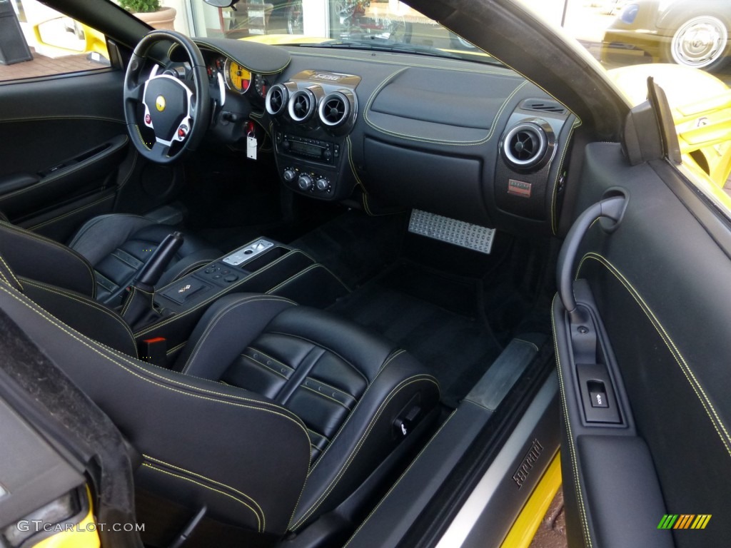 2005 Ferrari F430 Coupe F1 Black Dashboard Photo #86205419