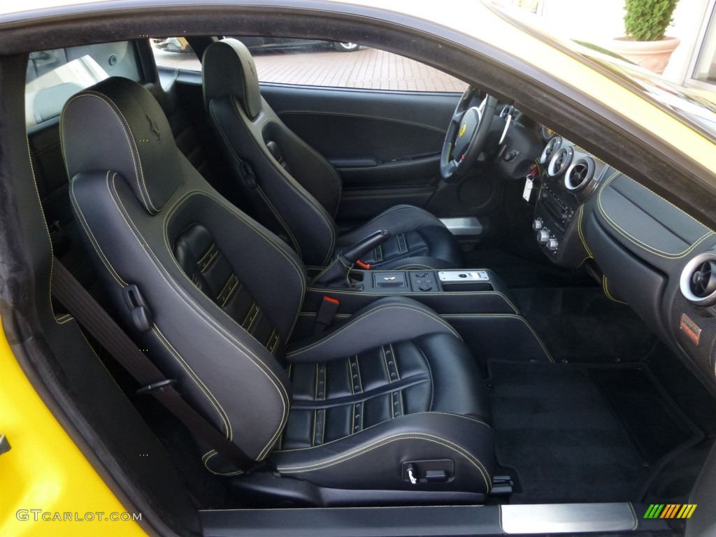 Black Interior 2005 Ferrari F430 Coupe F1 Photo #86205431