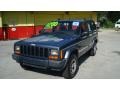 2001 Patriot Blue Pearlcoat Jeep Cherokee Sport 4x4 #86158548