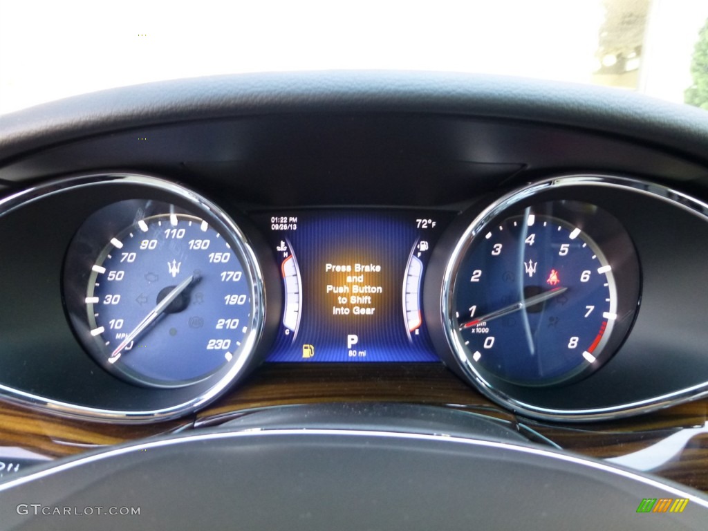2014 Maserati Quattroporte GTS Gauges Photo #86205581