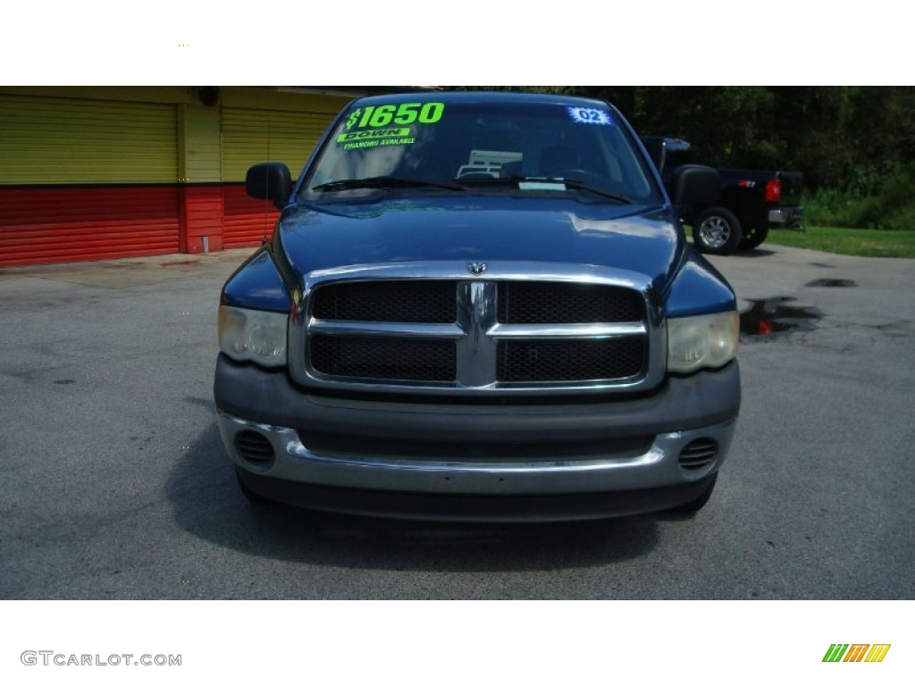 2002 Ram 1500 ST Regular Cab - Atlantic Blue Pearl / Dark Slate Gray photo #2