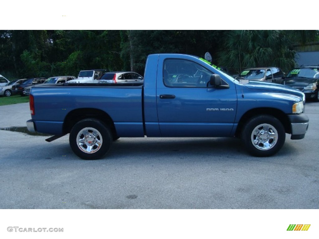 2002 Ram 1500 ST Regular Cab - Atlantic Blue Pearl / Dark Slate Gray photo #4