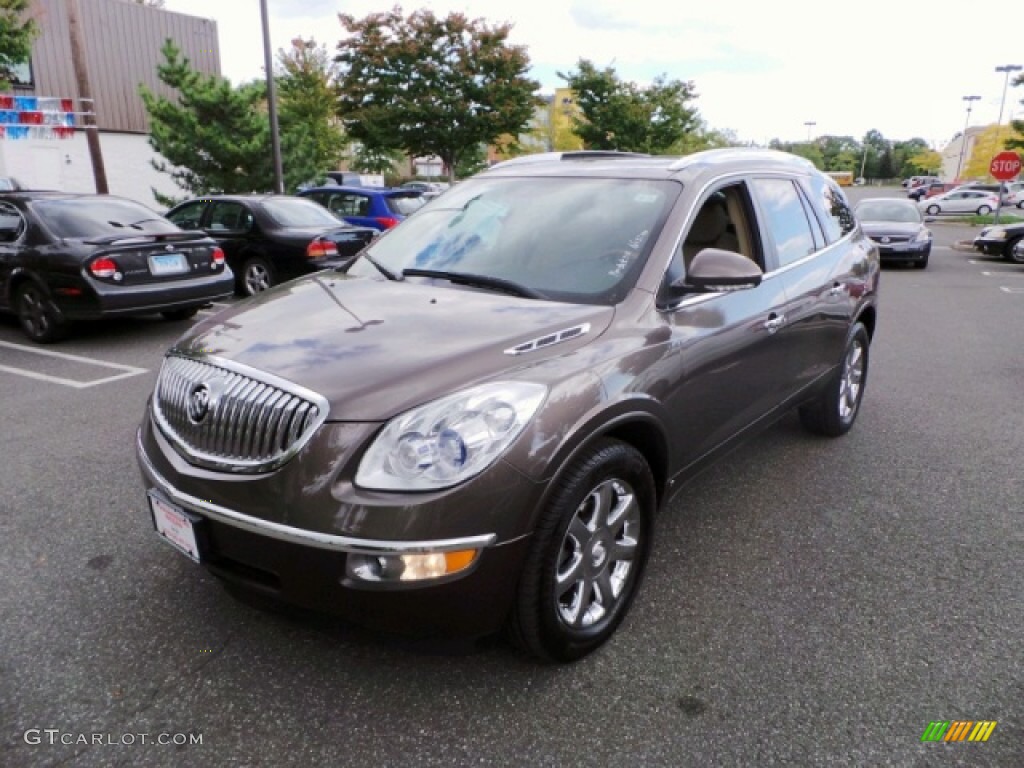 2008 Enclave CXL AWD - Cocoa Metallic / Titanium/Dark Titanium photo #1