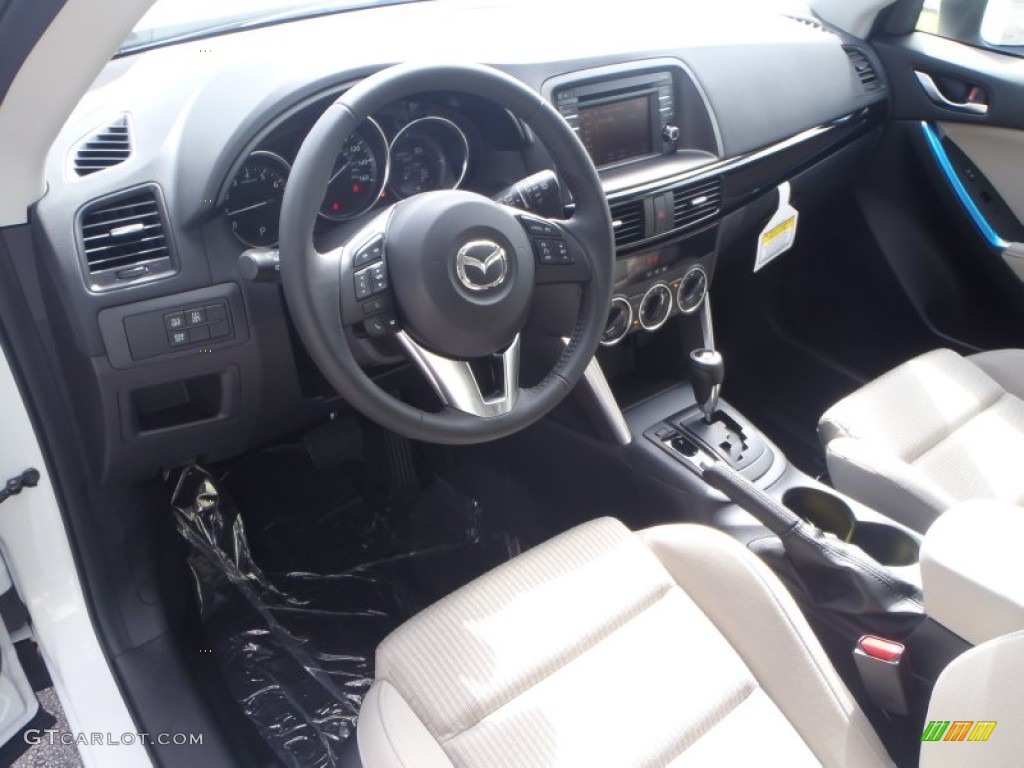 Sand Interior 2014 Mazda CX-5 Touring Photo #86209541