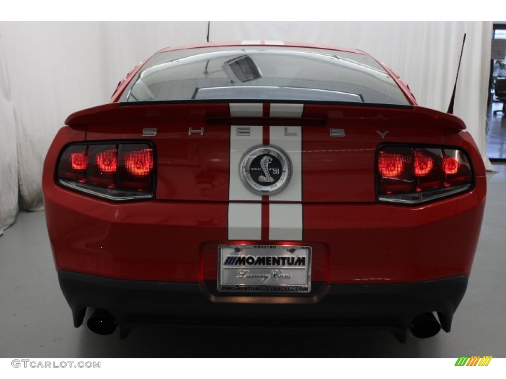 2012 Mustang Shelby GT500 Coupe - Race Red / Charcoal Black/White photo #7