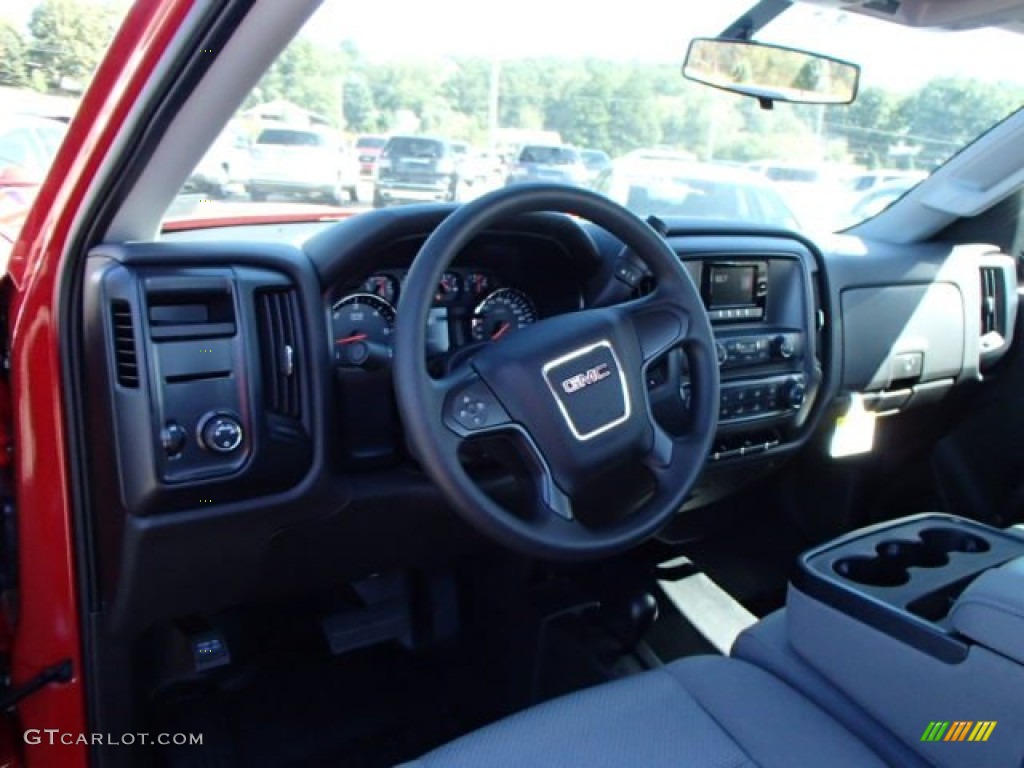 2014 GMC Sierra 1500 Regular Cab 4x4 Jet Black/Dark Ash Dashboard Photo #86210882