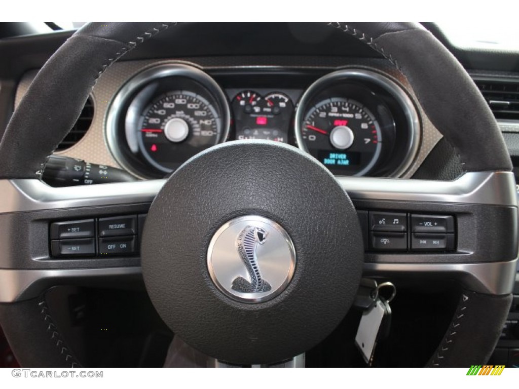 2012 Mustang Shelby GT500 Coupe - Race Red / Charcoal Black/White photo #31