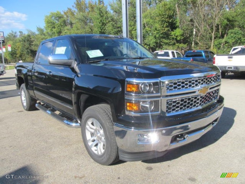 2014 Silverado 1500 LTZ Crew Cab 4x4 - Black / Jet Black photo #8