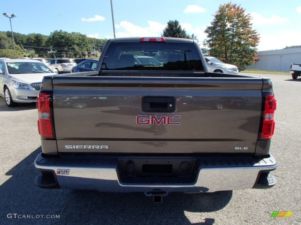 2014 Sierra 1500 SLE Double Cab 4x4 - Bronze Alloy Metallic / Jet Black photo #6